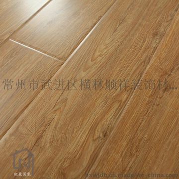 地板强化复合地板 12mm仿实木模压地板 非洲柚木